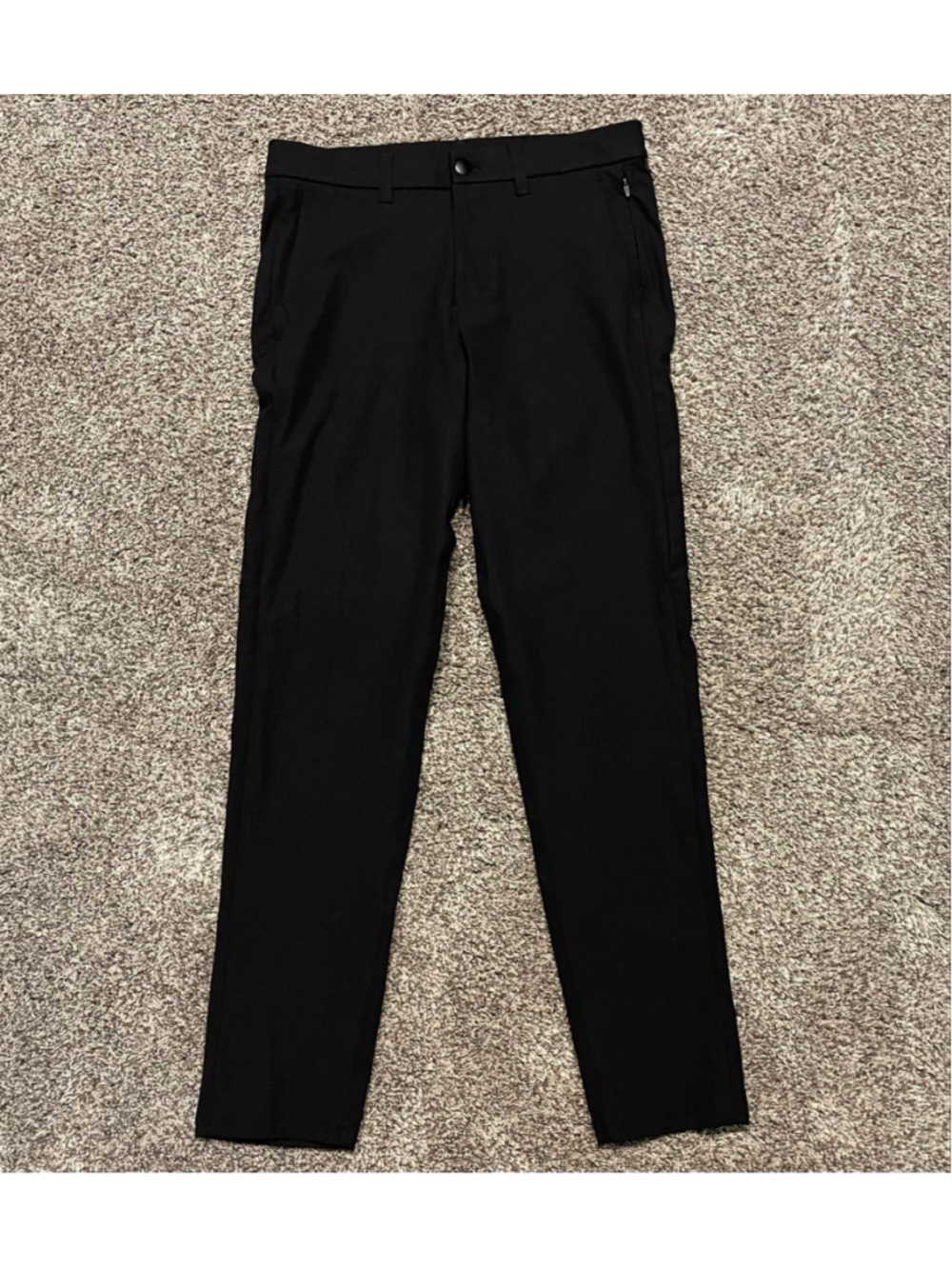 Lululemon Men’s Commission Pant Slim, Size 30, 32” Inseam, Black, EUC